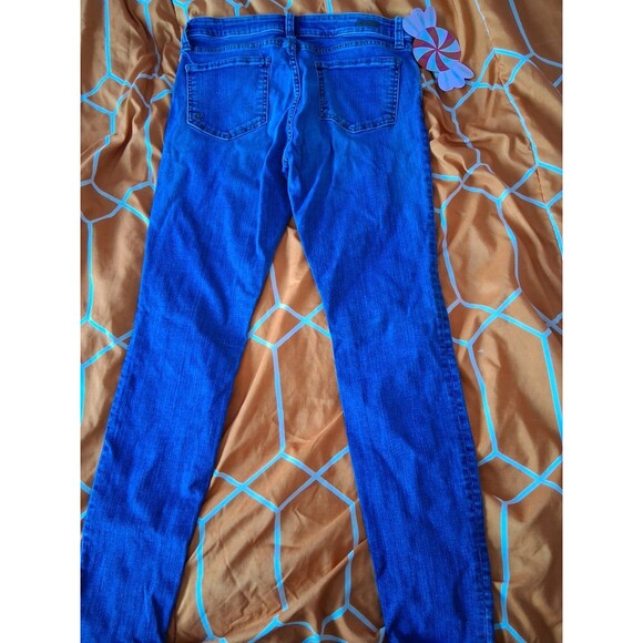 KUT from the Kloth Blue Denim Skinny Solid Women's Blue Jeans 9 - Picture 2 of 4